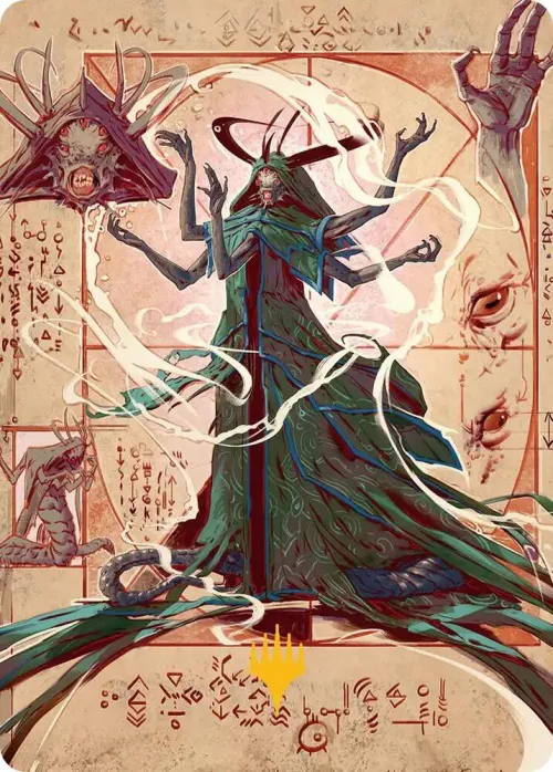 Tragedy Feaster Art Card - Gold Stamped Planeswalker Symb
