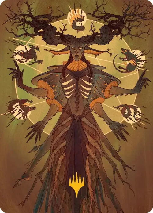 Culling Ritual Art Card - Gold Stamped Planeswalker Symb