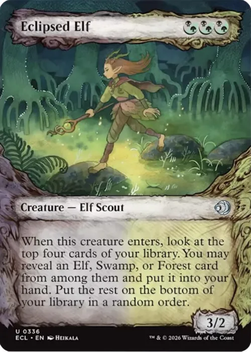 Eclipsed Elf - Foil