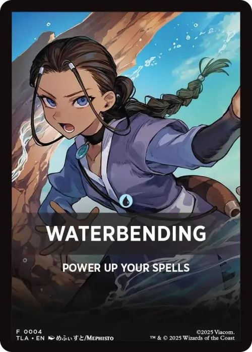Waterbending Theme Card - Normal Waterbending Theme Card