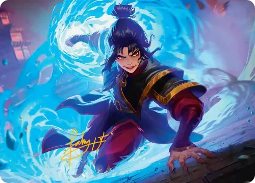Fire Lord Azula Art Card - Gold Stamped Signature