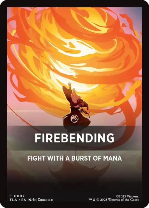 Firebending Theme Card - Normal Firebending Theme Card