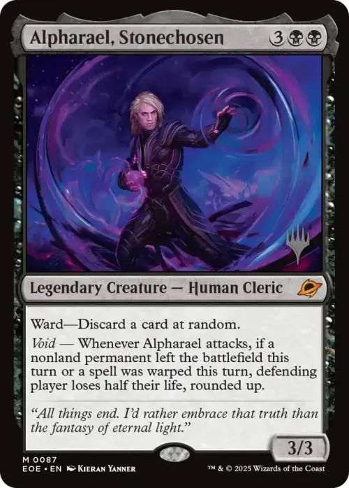 Alpharael, Stonechosen