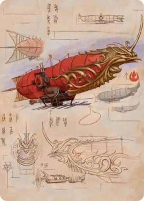 Phoenix Fleet Airship Art Card