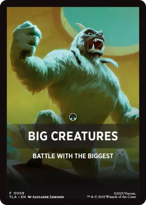 Big Creatures Theme Card - Normal Big Creatures Theme Car