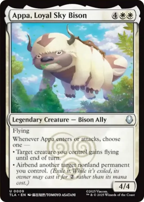 Appa, Loyal Sky Bison - Normal Appa Loyal Sky Bison