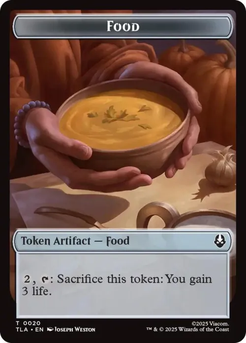 Food (0020) // Ally (0007) Double-Sided Token