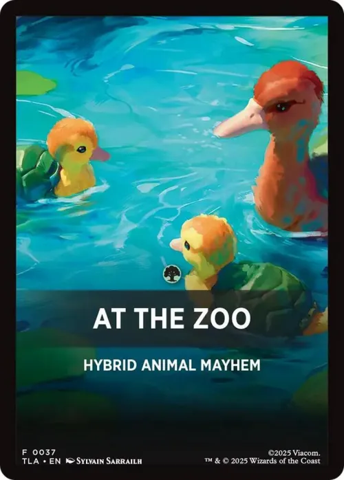 At The Zoo Theme Card - Normal At The Zoo Theme Card