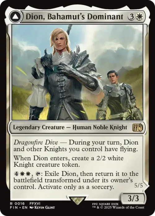 Dion, Bahamut's Dominant - Foil