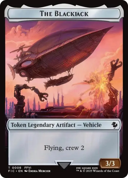 The Blackjack // The Monarch Double-Sided Token - Surge Foil