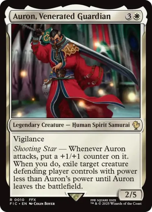Auron, Venerated Guardian - Surge Foil