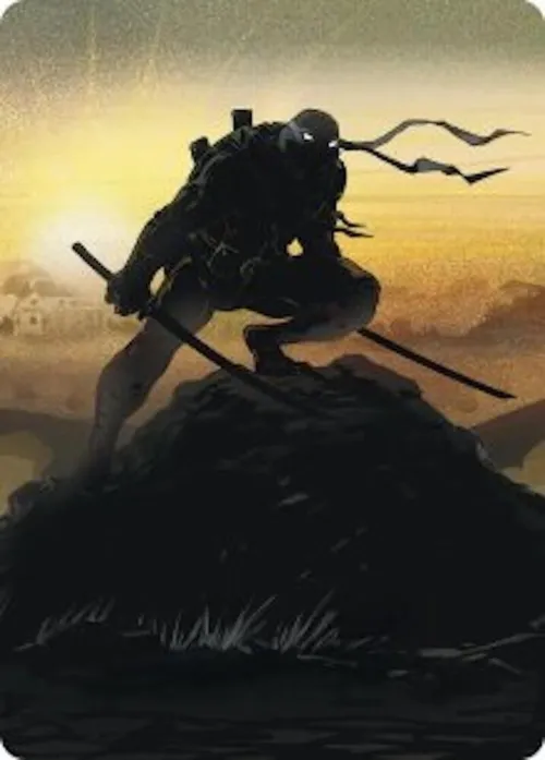 Leonardo, Sewer Samurai Art Card