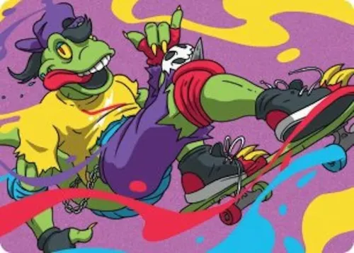 Mondo Gecko Art Card