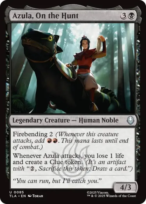 Azula, On the Hunt - Foil