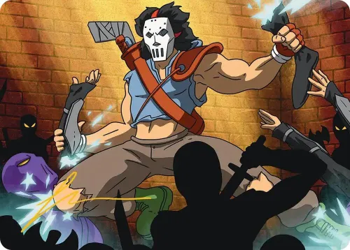Casey Jones, Vigilante Art Card - Gold Stamped Signature