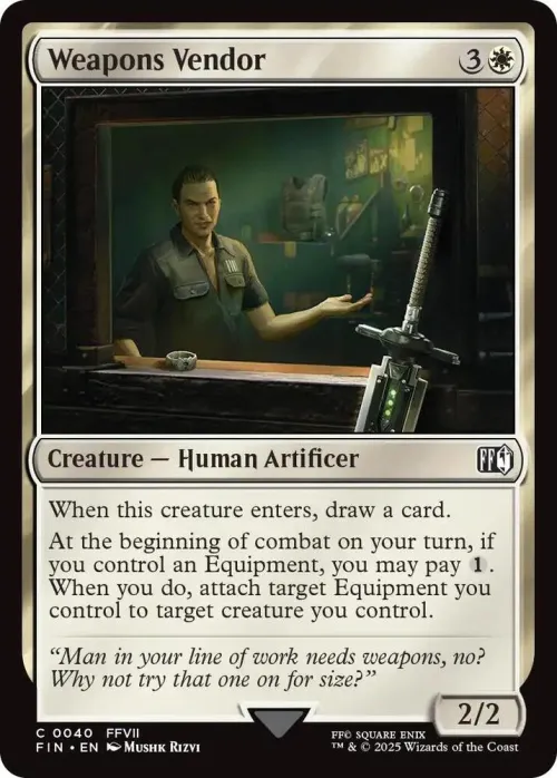 Weapons Vendor - Foil