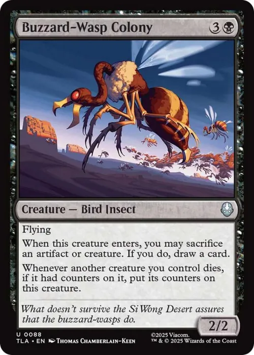Buzzard-Wasp Colony - Foil