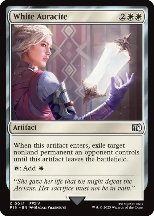 White Auracite - Foil