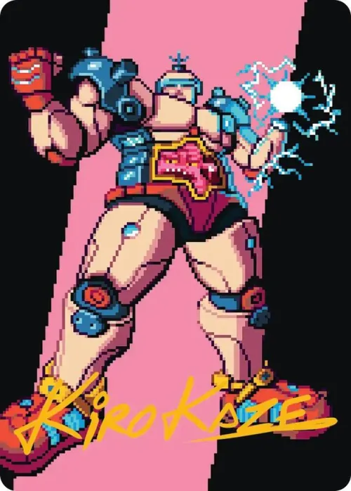Krang, the All-Powerful Art Card - Gold Stamped Signature
