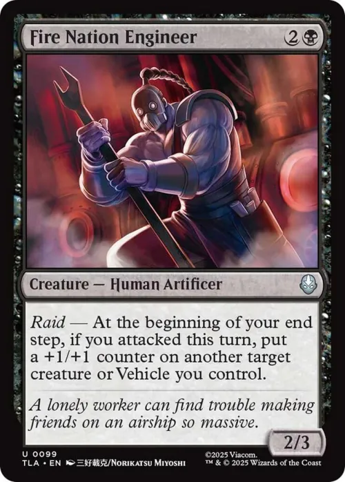 Fire Nation Engineer - Foil