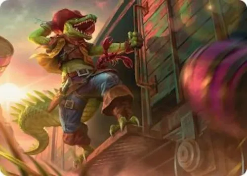 Leatherhead, Iron Gator Art Card