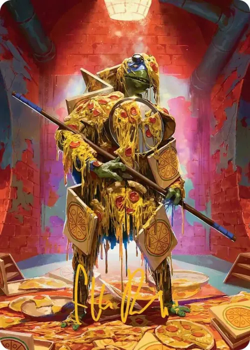 Commander's Plate Art Card - Gold Stamped Signature