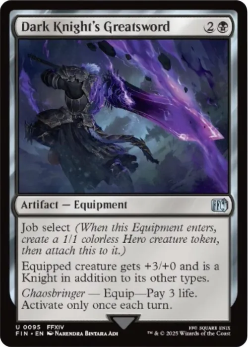 Dark Knight's Greatsword - Foil