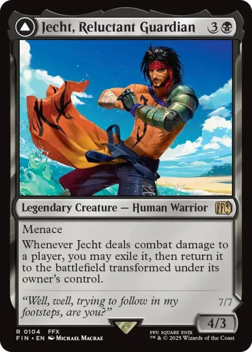 Jecht, Reluctant Guardian - Foil