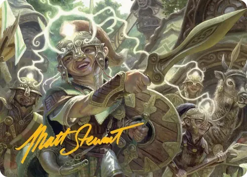 Thoughtweft Lieutenant Art Card - Gold Stamped Signature