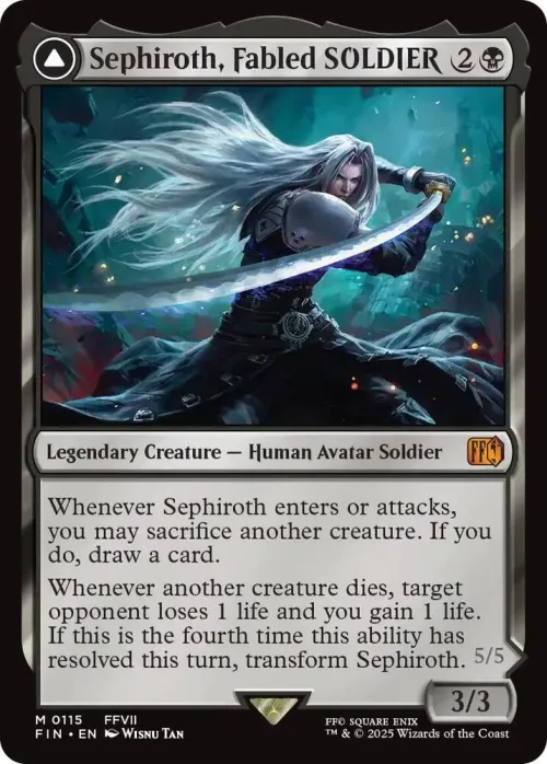 Sephiroth, Fabled SOLDIER - Foil