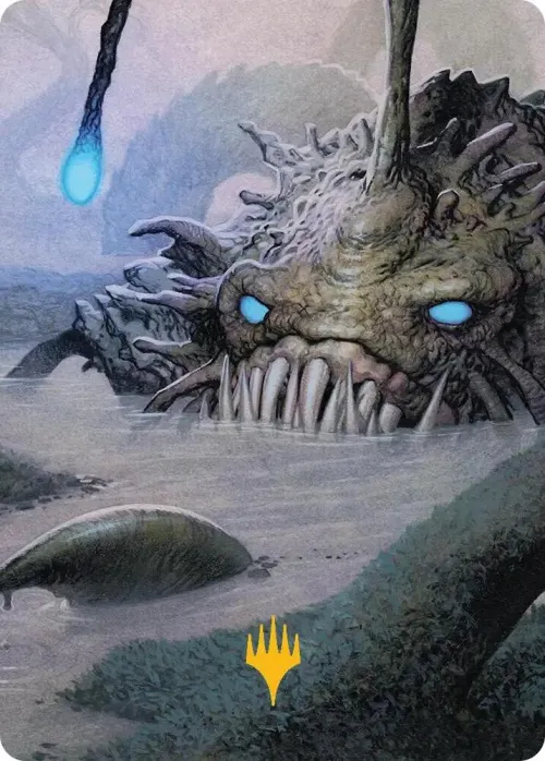 Deceit Art Card - Gold Stamped Planeswalker Symb