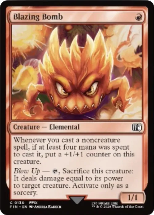Blazing Bomb - Foil
