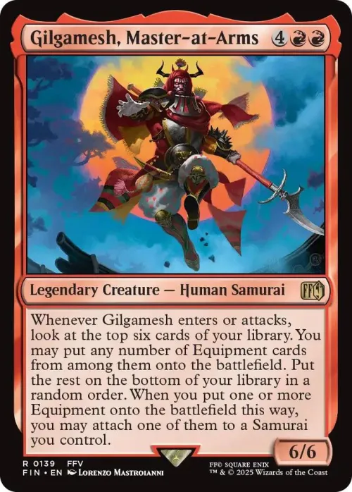 Gilgamesh, Master-at-Arms - Foil