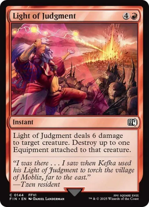 Light of Judgment - Foil