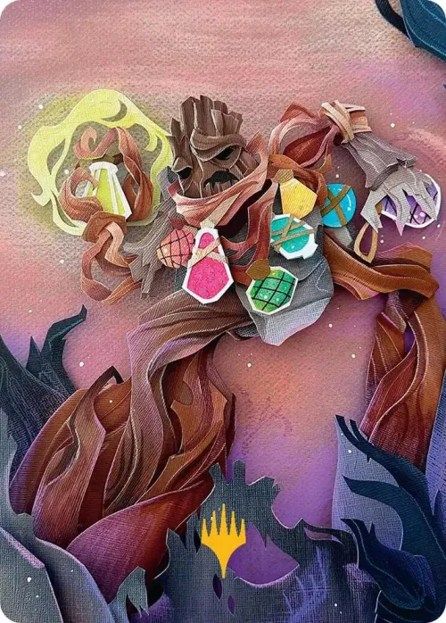 Painter's Servant Art Card - Gold Stamped Planeswalker Symb