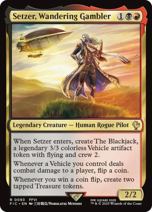 Setzer, Wandering Gambler - Surge Foil