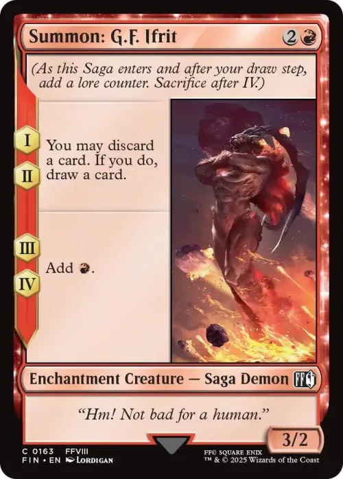 Summon: G.F. Ifrit - Foil