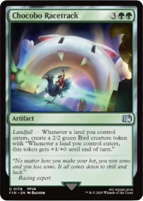 Chocobo Racetrack - Foil