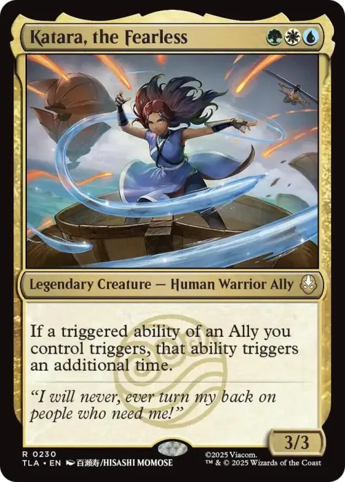 Katara, the Fearless - Foil