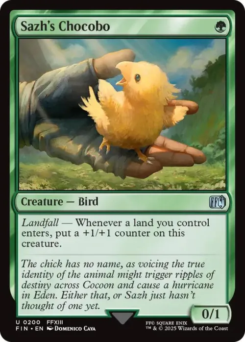 Sazh's Chocobo - Foil
