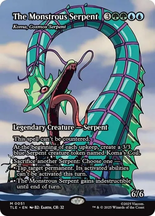 The Monstrous Serpent - Koma, Cosmos Serpent - Foil