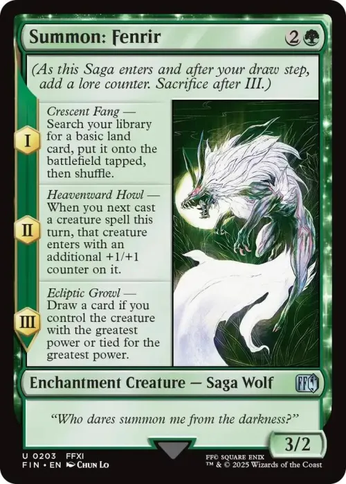Summon: Fenrir - Foil