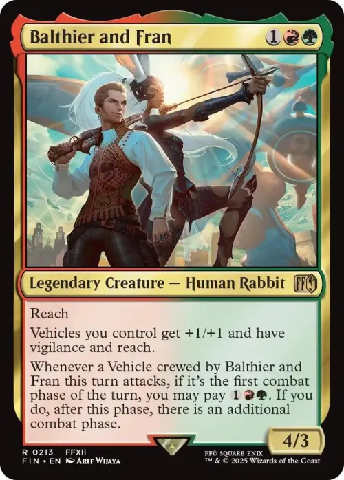 Balthier and Fran - Foil