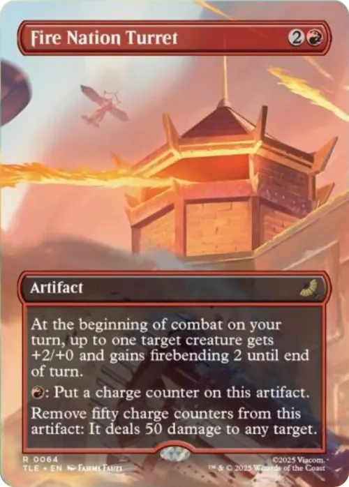 Fire Nation Turret - Foil