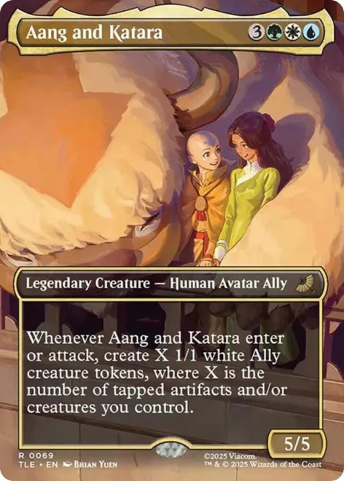 Aang and Katara - Foil
