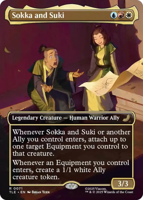 Sokka and Suki - Foil