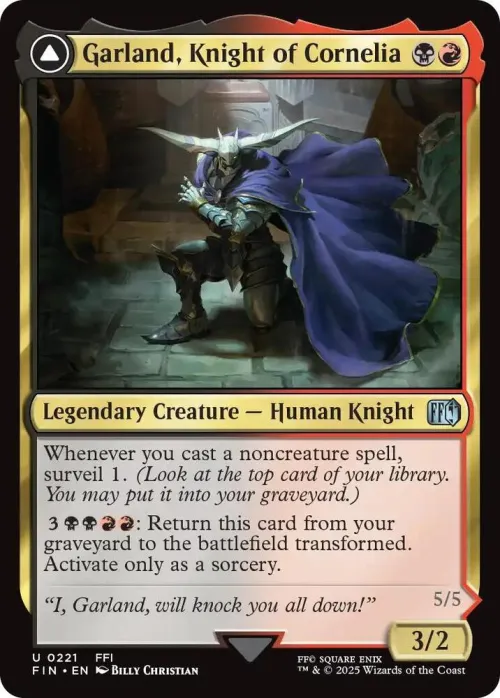 Garland, Knight of Cornelia - Foil
