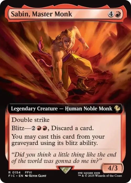Sabin, Master Monk - Foil