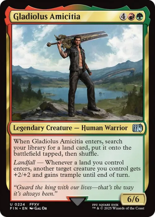 Gladiolus Amicitia - Foil