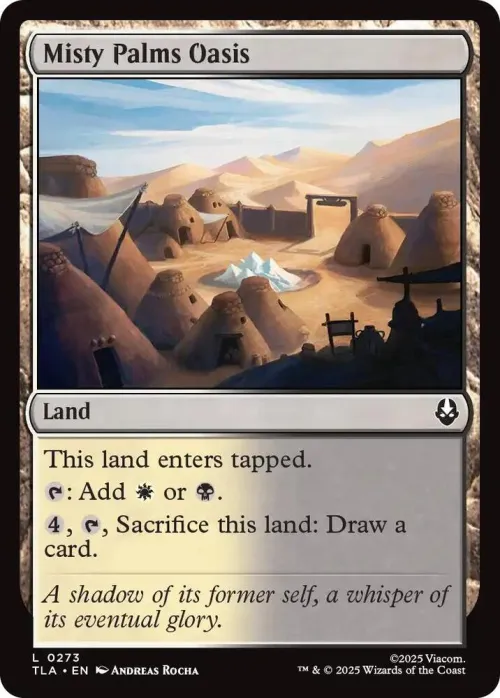 Misty Palms Oasis - Foil